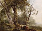 Asher Brown Durand Landscape with Beech Tree painting